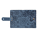 Шкіряне портмоне для паспорта / ID документів HiArt PB-02/1 Shabby Lagoon "Mehendi Art", фото 2