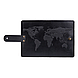 Шкіряне портмоне для паспорта / ID документів HiArt PB-03S/1 Shabby Night "World Map", фото 3