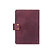 Шкіряне портмоне для паспорта / ID документів HiArt PB-02/1 Shabby Plum, фото 4