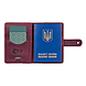 Шкіряне портмоне для паспорта/ ID документів HiArt PB-02/1 Shabby Plum "Buta Art", фото 5