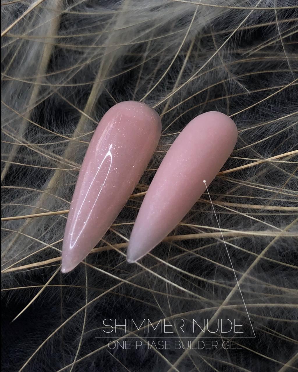 Гель для нарощування Bilder Gel от ТМ Crooz №10 Shimmer nude, 30 мл, фото 1