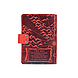 Шкіряне портмоне для паспорта/ ID документів HiArt PB-02/1 Shabby Red Berry "Discoveries", фото 2