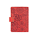 Шкіряне портмоне для паспорта/ ID документів HiArt PB-03S/1 Shabby Red Berry "Mehendi Art", фото 2