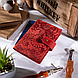 Шкіряне портмоне для паспорта/ ID документів HiArt PB-03S/1 Shabby Red Berry "Mehendi Art", фото 6