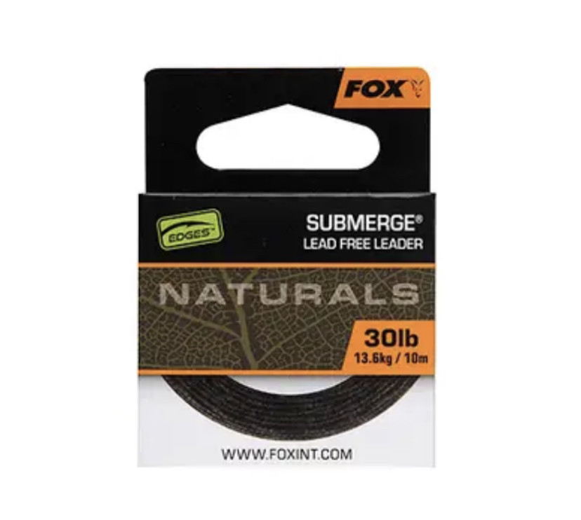 Лідкор Fox Naturals Submerge Leader x10m 30lb/13.6kg