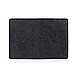 Дизайнерська шкіряна обкладинка для паспорта чорного кольору з відділенням для карток, колекція "Buta Art", фото 3