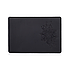Дизайнерська шкіряна обкладинка для паспорта чорного кольору з відділенням для карт, колекція "Mehendi Classic", фото 3