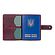 Шкіряне портмоне для паспорта/ ID документів HiArt PB-03S/1 Shabby Plum "World Map", фото 6