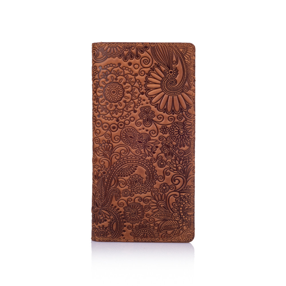 Шкіряний Гаманець Hi Art WP-02 Shabby Dingo "Mehendi Art"