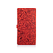 Дизайнерський шкіряний тревел-кейс із червоної матової шкіри, колекція "Let's Go Travel", фото 2