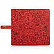Дизайнерський шкіряний тревел-кейс із червоної матової шкіри, колекція "Let's Go Travel", фото 4