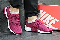 Мужские кроссовки Nike Найк Air Presto TP QS. Малиновые. Код товара: Д - 4447 41