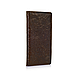Ергономічний дизайнерський шкіряний гаманець на 14 карт оливкового кольору з авторським художнім тисненням "Mehendi Art", фото 3