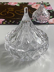 Цукорниця скляна "Великий купол" велика, 200 мл