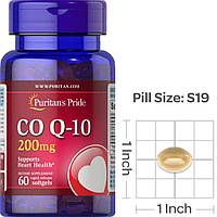Коензим Q10 Puritan's Pride CO Q-10 200 мг 60 капс гел