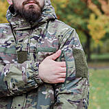 Тактична зимова куртка Soft Shell (Singl Sword) Мультикам 56, фото 3
