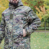 Тактична зимова куртка Soft Shell (Singl Sword) Мультикам 56, фото 5
