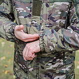 Тактична куртка зимова Soft Shell (Singl Sword) Мультикам, фото 7