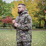 Тактична зимова куртка Soft Shell (Singl Sword) Мультикам 56, фото 7