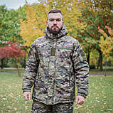 Тактична зимова куртка Soft Shell (Singl Sword) Мультикам 56, фото 9
