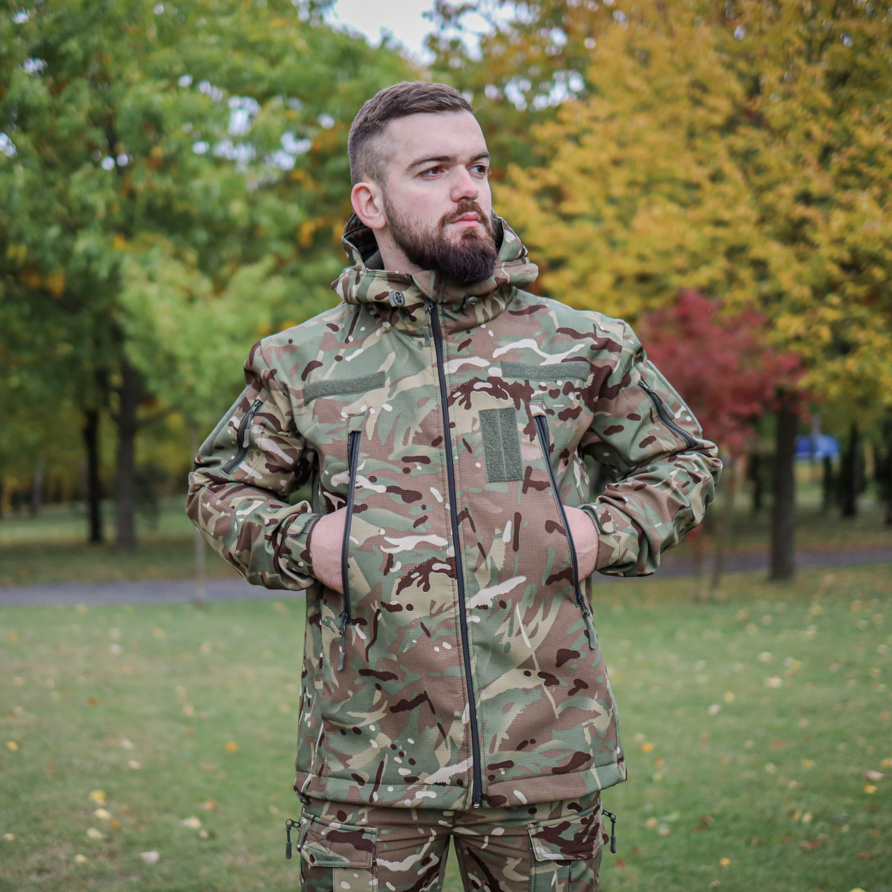 Куртка Grifon Tactical (СШМБ-Д23) мультикам софтшел, фото 1