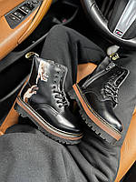 Женские ботинки Dr Martens Jadon Black Brown Сreation of Adam 37 (23 см)