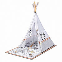 Развивающий коврик-палатка 3 в 1 Kinderkraft Tippy 300167KK, World-of-Toys