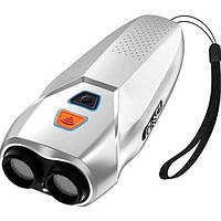 Отпугиватель собак Ultrasonic Dog Repeller PU 70 8669 с фонариком White