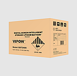 Акумуляторна батарея Vipow LiFePO4 100 Ач для ДБЖ та інверторів з Bluetooth BAT0499, фото 4