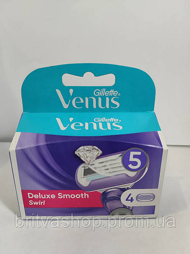 Купить Сменные касcеты для бритья Gillette Venus Deluxe Smooth Swirl ...