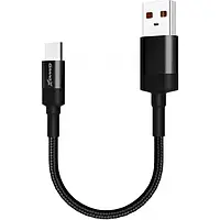 Дата-кабель Grand-X FM-20C 0.2m USB (тато) - USB Type C (тато) Black