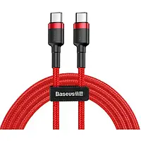 Дата-кабель Baseus CATKLF-G09 1m USB Type C (тато) - USB Type C (тато) Red PD 2.0 60W
