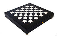 Шахматная доска с выдвижным ящиком для фигур из дерева ручной работы от итальянского бренда Italfama