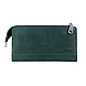 Красивий гаманець з натуральної матової шкіри зеленого кольору, фото 2