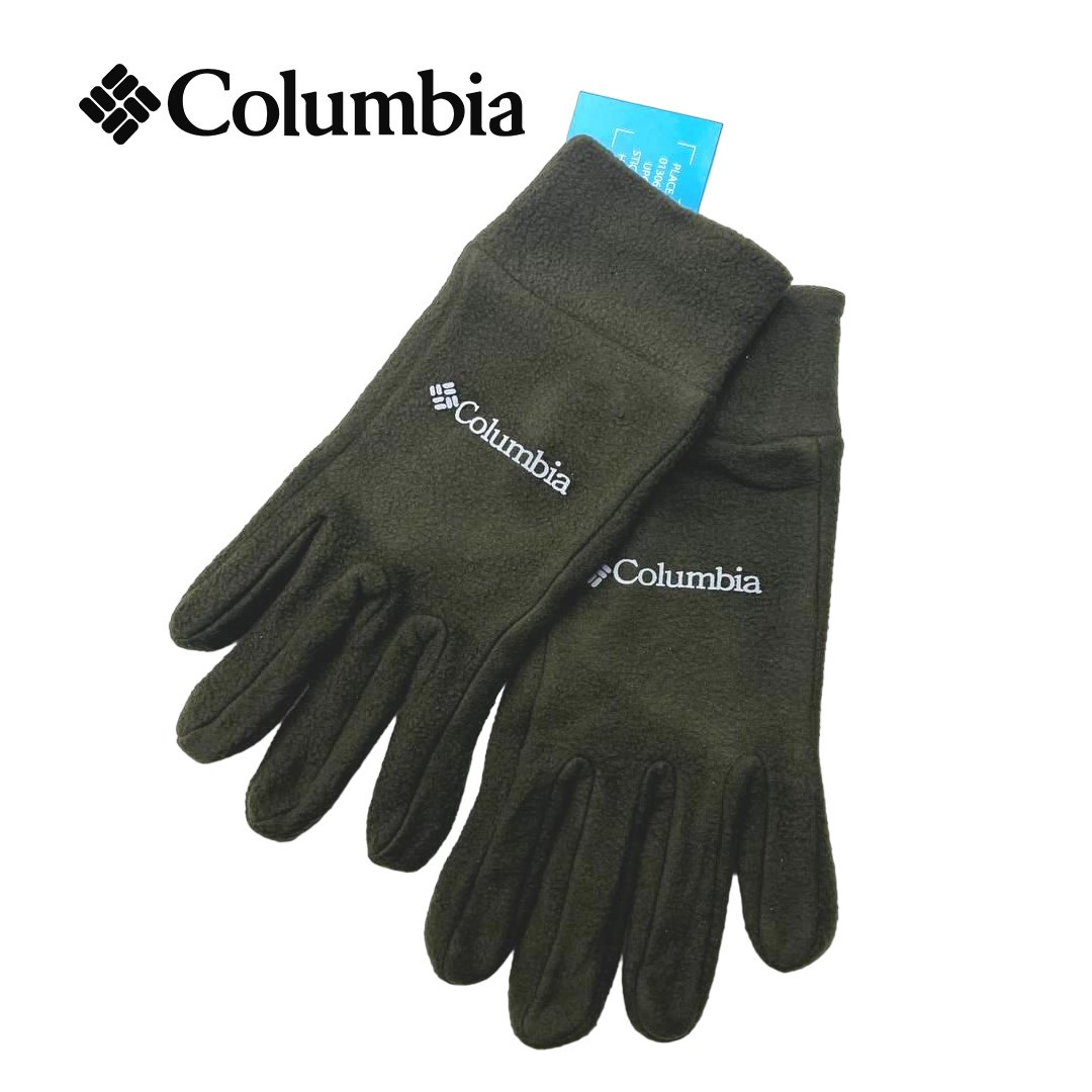 Рукавиці на флісі Columbia, теплі флісові рукавиці Columbia, утеплені зимові рукавички, рукавиці зимові флісові