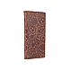 Місткий дизайнерський гаманець з натуральної матової шкіри рыжого кольору, колекція "Buta Art", фото 3