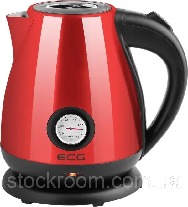 Електричний чайник ECG RK 1705 Rosso з термометром