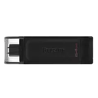 Флеш память Kingston DataTraveler 70 DT70/64GB Black 64 GB USB Type-C