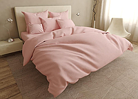 Комплект постельного белья двухспальный Персиковая Полоска Бязь голд люкс