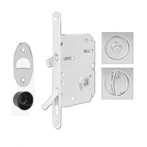 Ручки для розсувних дверей B04651.50.FM SCIVOLA TRE CLASS kit A з механізмом WC FM - білий BRASS B04651.50.FM