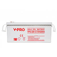 Акумулятор гелевий для ДБЖ та інверторів GEL VPRO PREMIUM 12V 220 Ah GEL VRLA Volt Polska 6AKUGEL220
