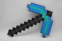 Игрушка Кирка Майнкрафт Алмазная Minecraft 45 см синяя (6350)