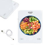 Весы кухонные Adler AD 3177w до 10 кг  USB, фото 8
