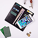 Оригінальний гаманець з глянцевою натуральної шкіри чорного кольору на 14 карт, колекція "Mehendi Classic", фото 6