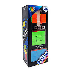 Логічна головоломка Кубик Рубіка Bambi 7861, 3 елементи, World-of-Toys