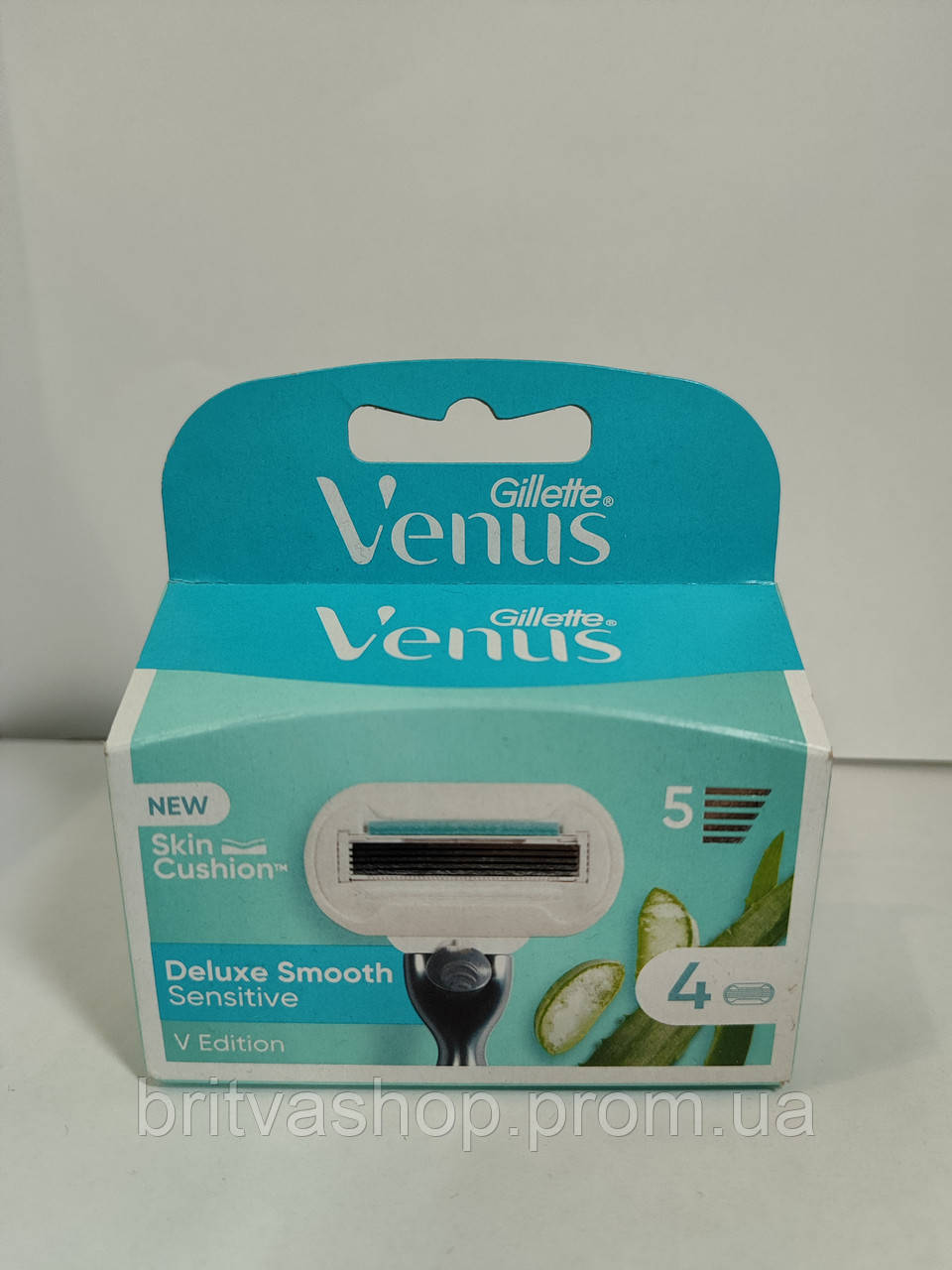 Змінні касети для гоління Gillette Venus Deluxe Smooth Sensitive Aloe (4шт.)