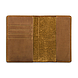 Руда дизайнерська обкладинка для паспорта з відділом для карт, колекція "Discoveries", фото 3