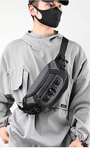 Нова чоловіча багатофункціональна поясна сумка, водовідштовхувальна, спортивна, модна, через плече гуртом