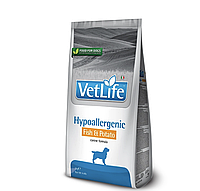 Сухой лечебный корм для собак с пищевой аллергией Farmina Vet Life Natural Diet Dog Hypoallergenic 2 кг