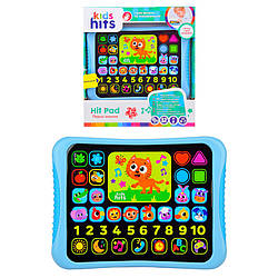 Інтерактивний Планшет "Перші знання" Kids Hits KH01/002 укр та англ. мови навчання, цифри, кольори, World-of-Toys